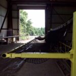 engineered pivoting truck netting system [fall protection]