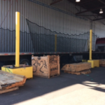 engineered portable truck netting system [fall protection]