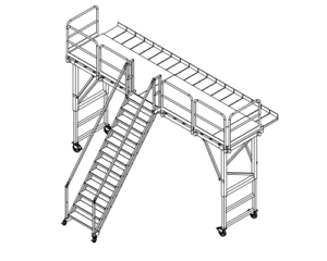 A10 Wing Access Stand