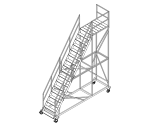 Custom Mobile Stairs Platform