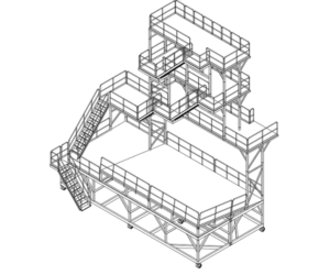 Custom Tail and Nose Dock drawing