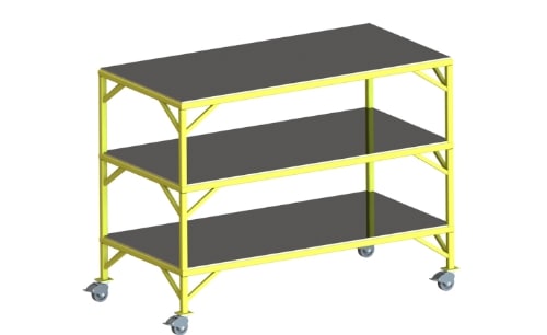 helicopter parts rack