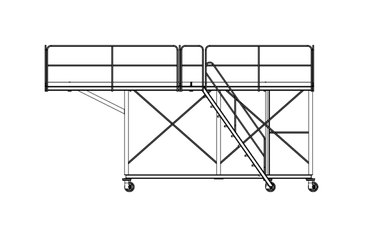 Gulfstream Engine Access Stand