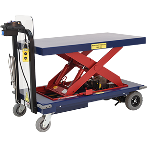 Motorized lift table Cart