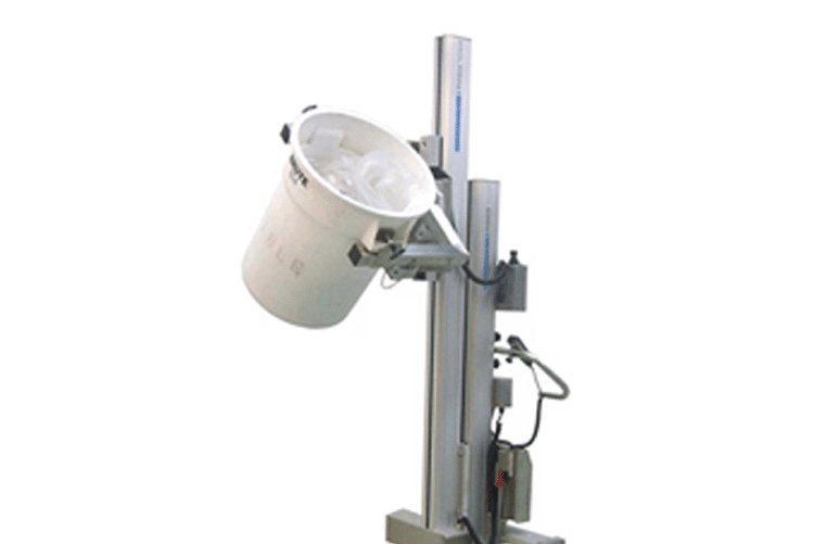 Lift O Turn™ drum and barrel attachment for Lift-O-Flex