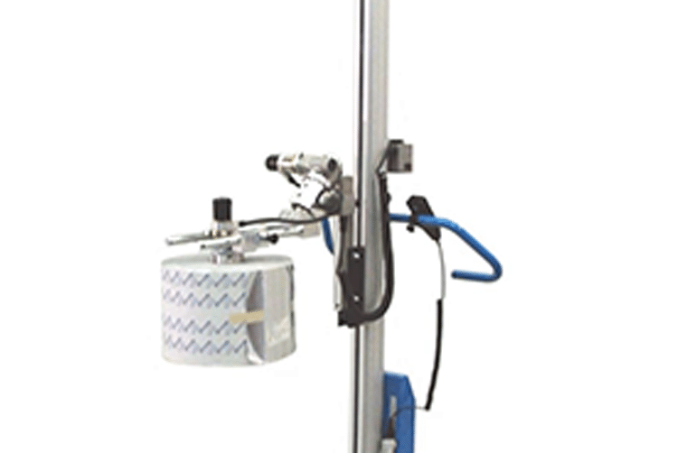 expandoturnElectricRotate2 Expand-O-Turn roll handling attachment for Lift-O-Flex