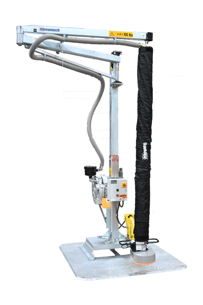 VacuHand Pro Crane articulating versatile jib crane with integrated vacuum handler